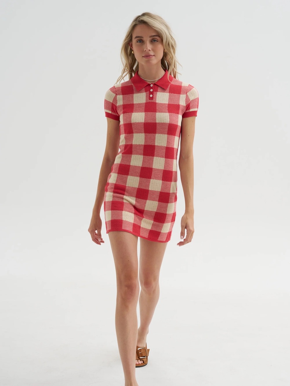 Guest in residence Gingham Polo Dress
